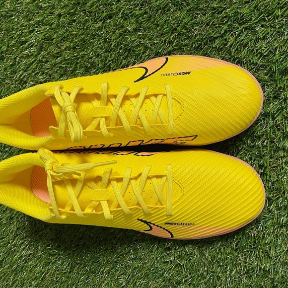 Nike Mercurial Vapor 15 Club IC Indoor Soccer Shoes Yellow DJ5969-780 Men\'s 10 main image 7